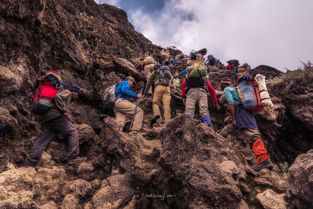 Shira Route on Barranco Wall
